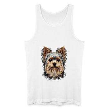 Yorkshire Terrier - Men’s Organic Tank Top - white - Front
