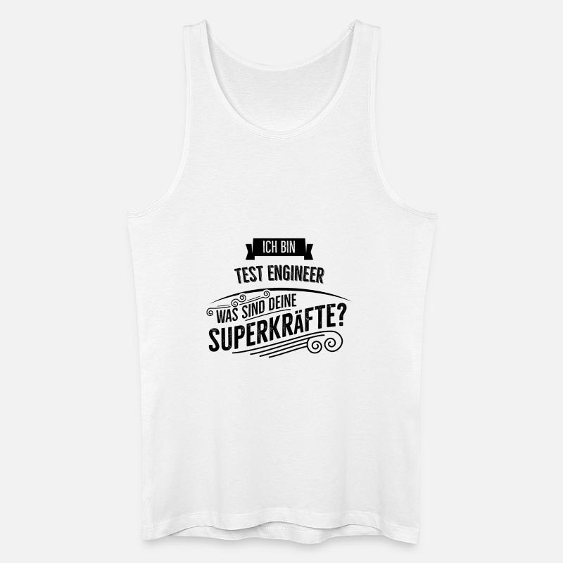 Test Engineer - Männer Bio Tank Top - Weiß