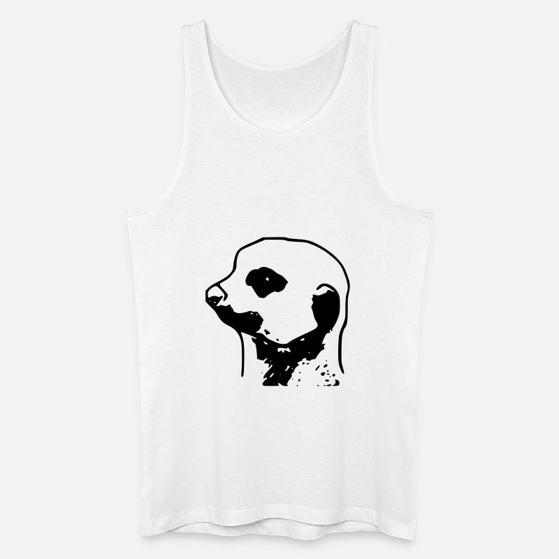 erdmann/erdfrau - Männer Bio Tank Top - Weiß