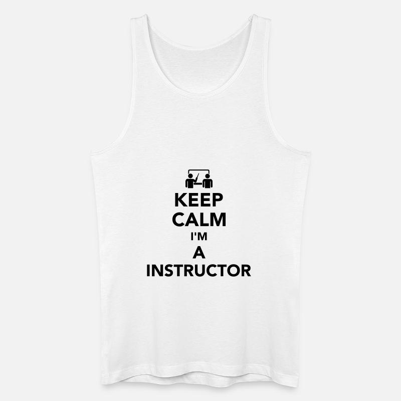 Ausbilder - Männer Bio Tank Top - Weiß