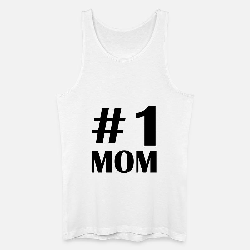 1 maman - Débardeur bio Homme - blanc