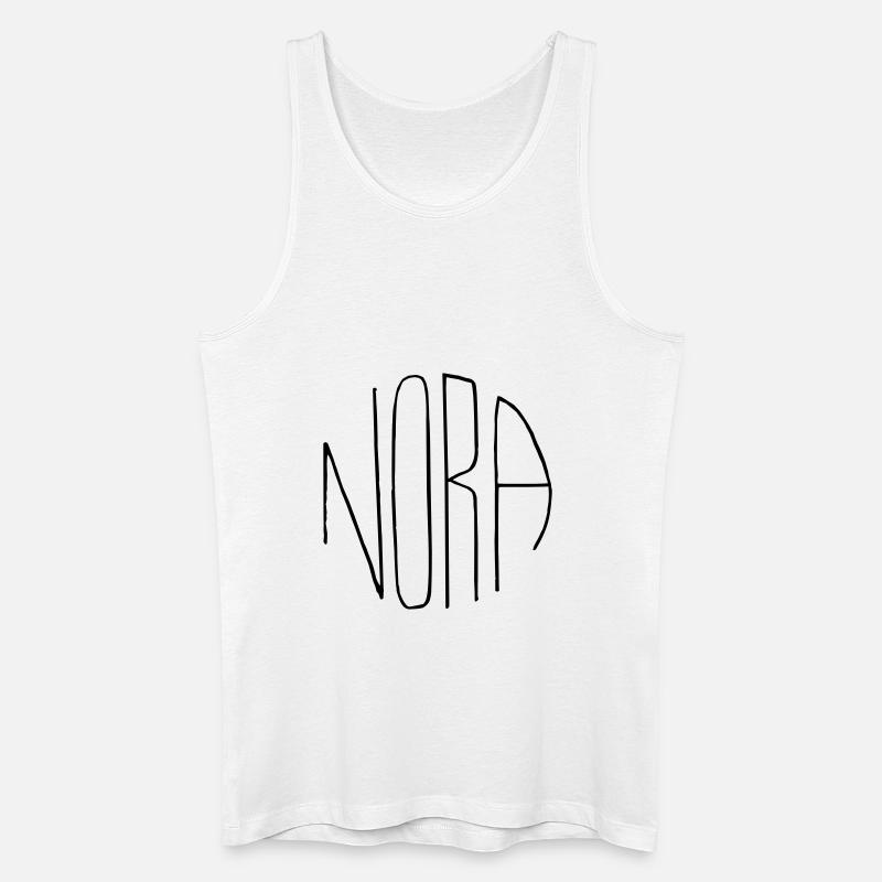 Nora - Männer Bio Tank Top - Weiß
