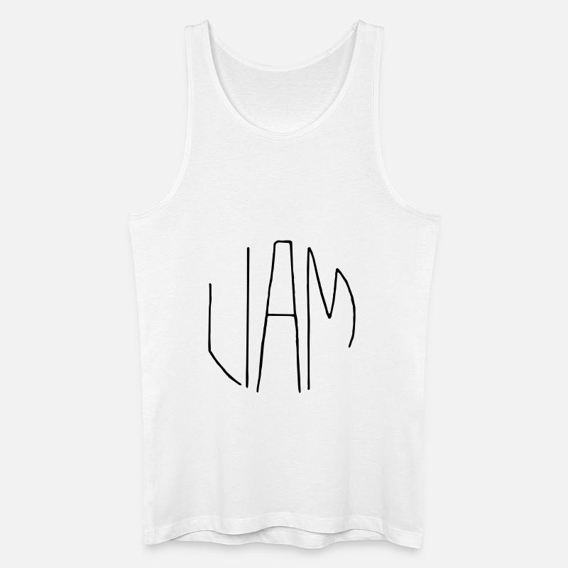 Liam - Männer Bio Tank Top - Weiß