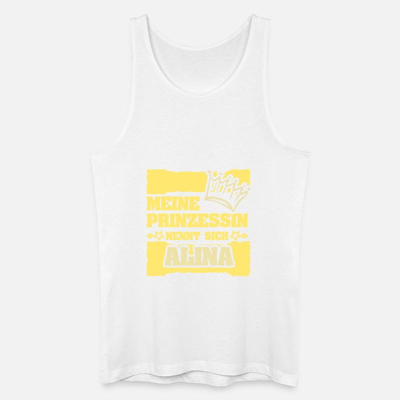 Mädchenname Alina - Männer Bio Tank Top - Weiß