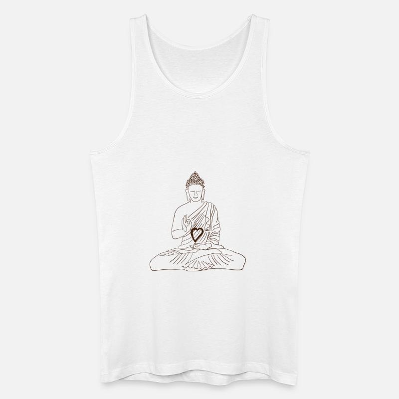 Auszeit - Männer Bio Tank Top - Weiß