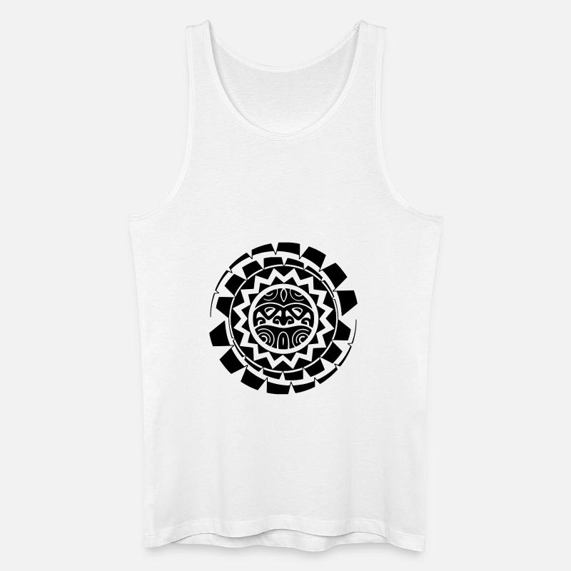 Maya - Männer Bio Tank Top - Weiß
