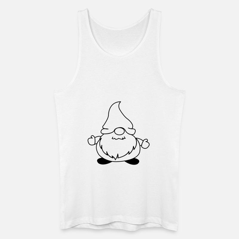 weihnachtsmann_comic_01 - Männer Bio Tank Top - Weiß