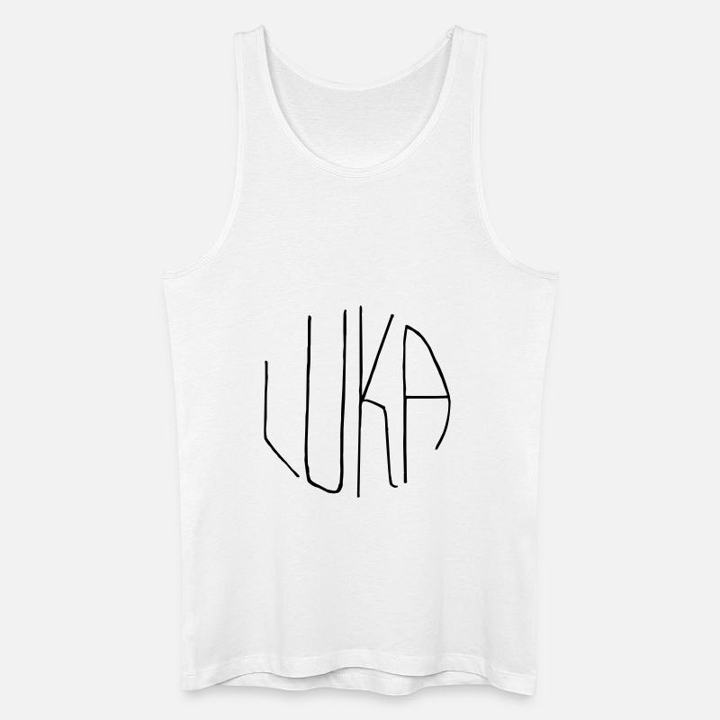 Luka - Männer Bio Tank Top - Weiß