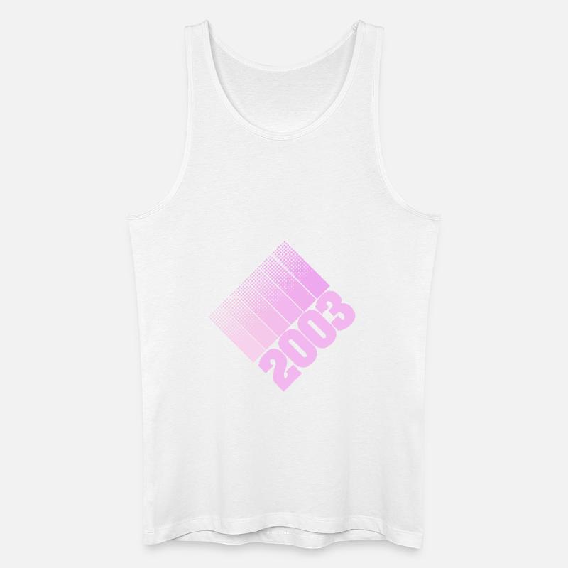 Papa 2003 - Männer Bio Tank Top - Weiß