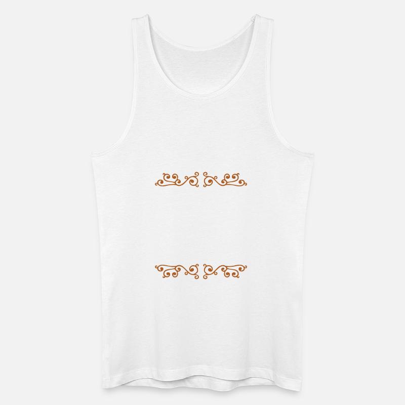 Tennis Team - Männer Bio Tank Top - Weiß