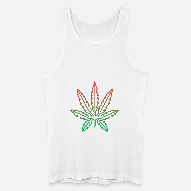 Hanf - Männer Bio Tank Top - Weiß