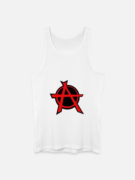 Anarchiste - Débardeur bio Homme - blanc