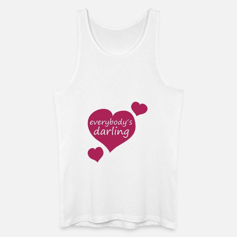everybodys darling - Männer Bio Tank Top - Weiß
