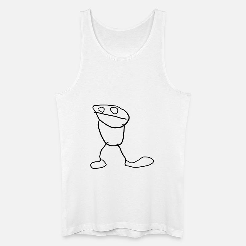Männchen (by Linus) - Männer Bio Tank Top - Weiß