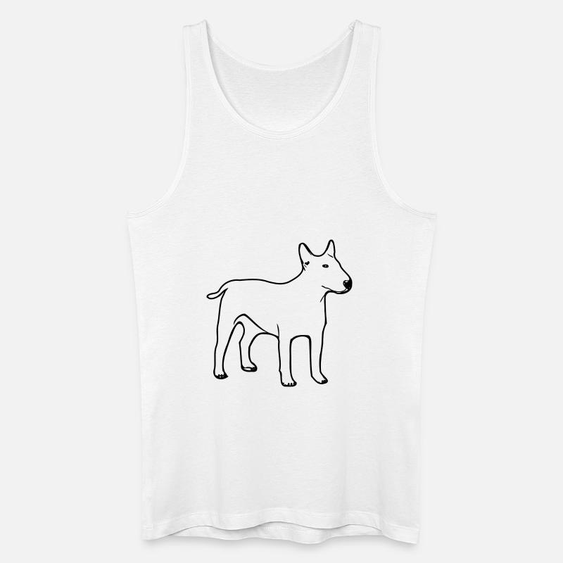 dog528 - Männer Bio Tank Top - Weiß