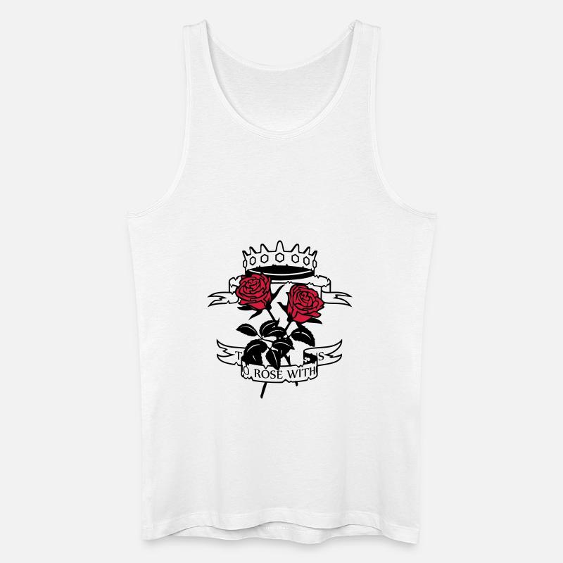 There is no rose.. - Männer Bio Tank Top - Weiß