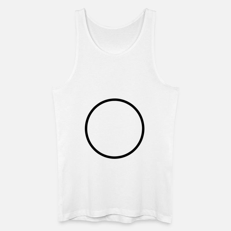kreis - Männer Bio Tank Top - Weiß