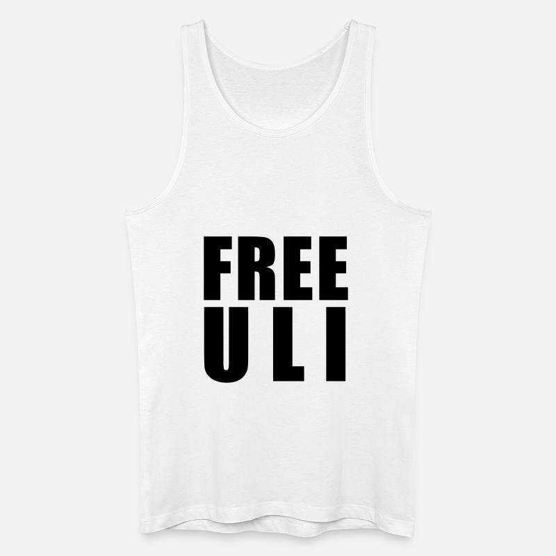 FREE ULI - Männer Bio Tank Top - Weiß
