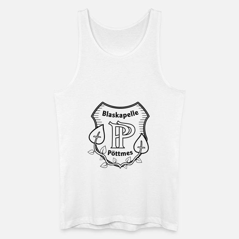 logosw - Männer Bio Tank Top - Weiß