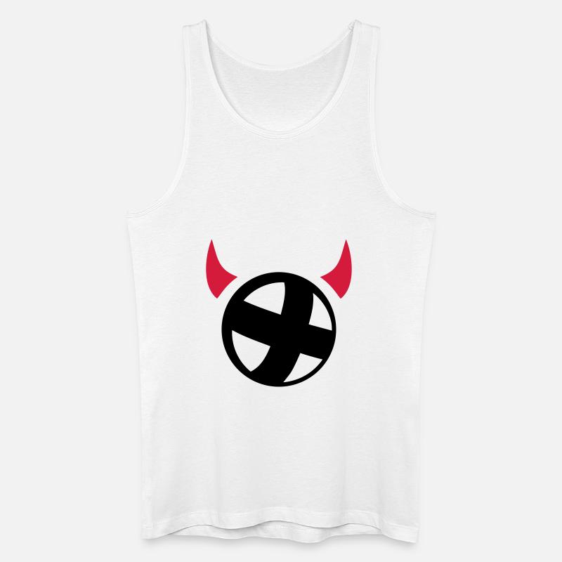 Radball - Männer Bio Tank Top - Weiß