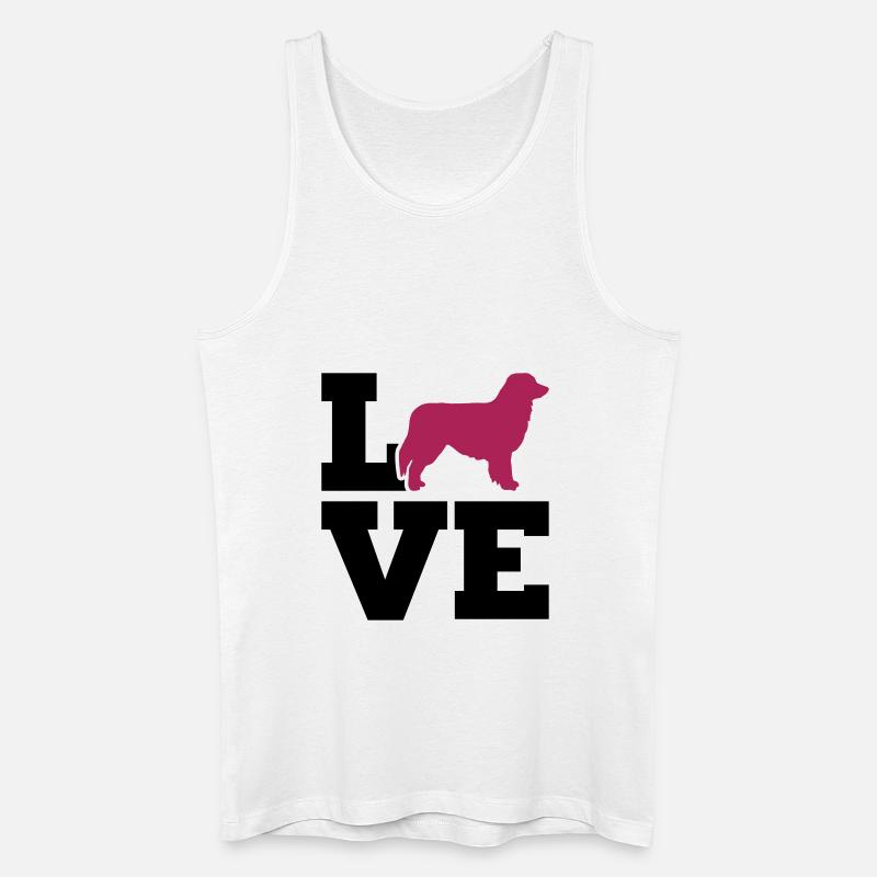Australian Shepherd - Männer Bio Tank Top - Weiß