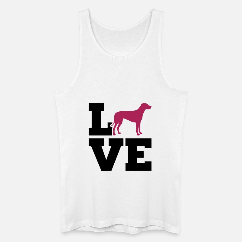 Rhodesian Ridgeback - Männer Bio Tank Top - Weiß