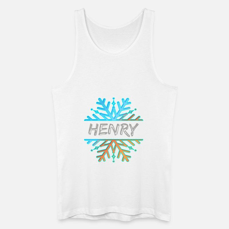 Henry Henry - Männer Bio Tank Top - Weiß
