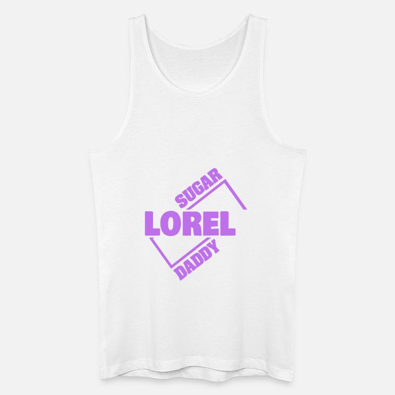 Sugardaddy Lorel - Männer Bio Tank Top - Weiß
