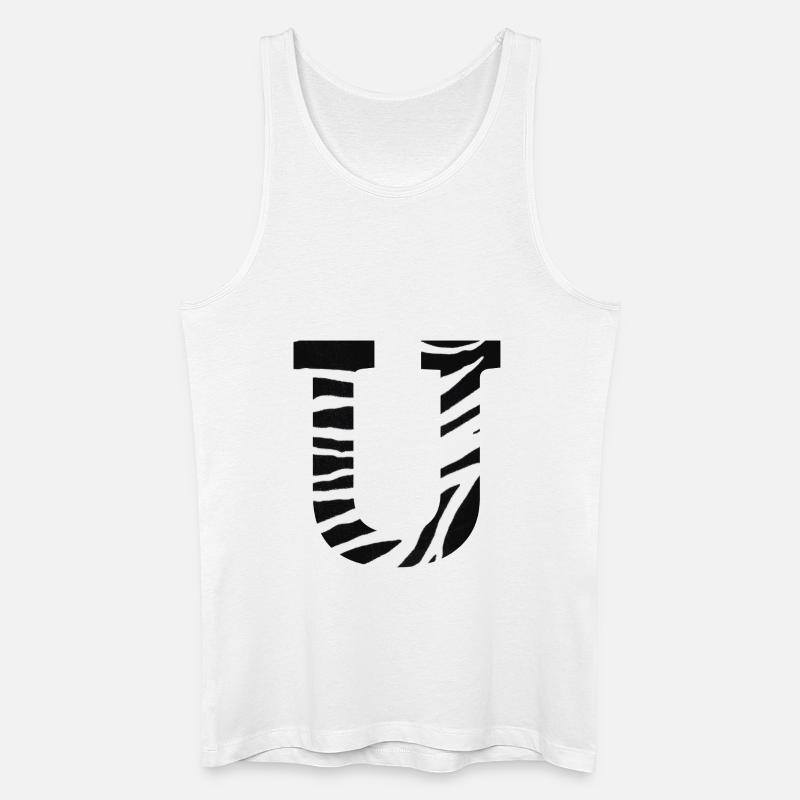 Brief an das Zebra - Männer Bio Tank Top - Weiß