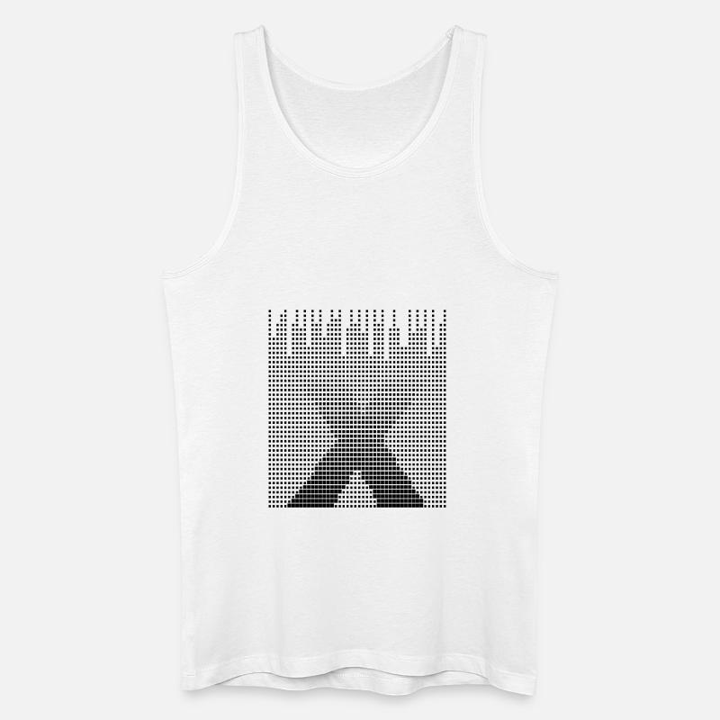 Buchstabe x - Männer Bio Tank Top - Weiß