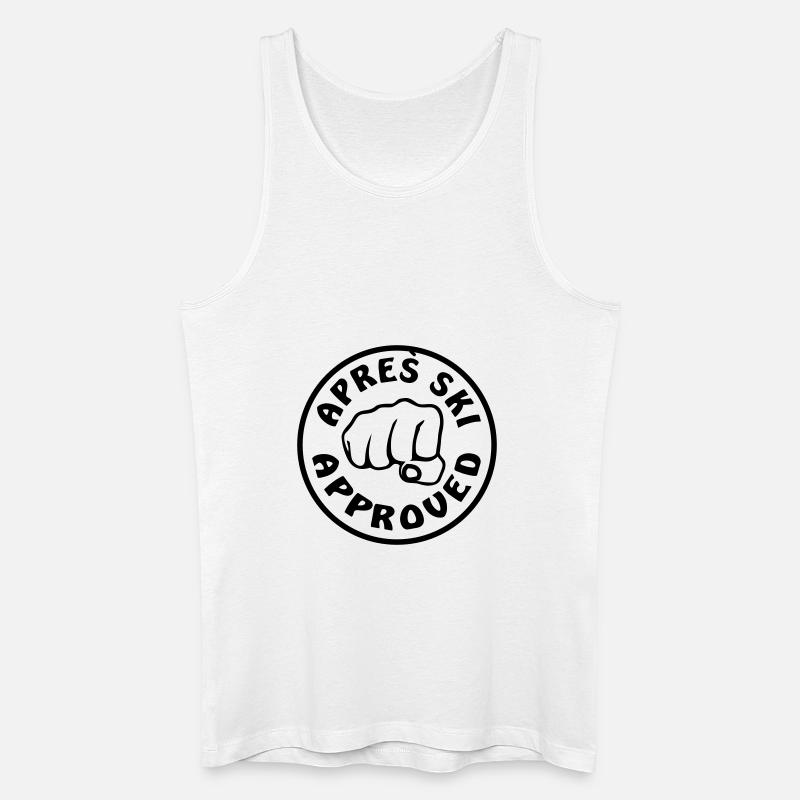 apres_ski - Männer Bio Tank Top - Weiß
