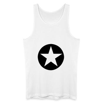 Stern Sternchen - Männer Bio Tank Top - Weiß - Vorne