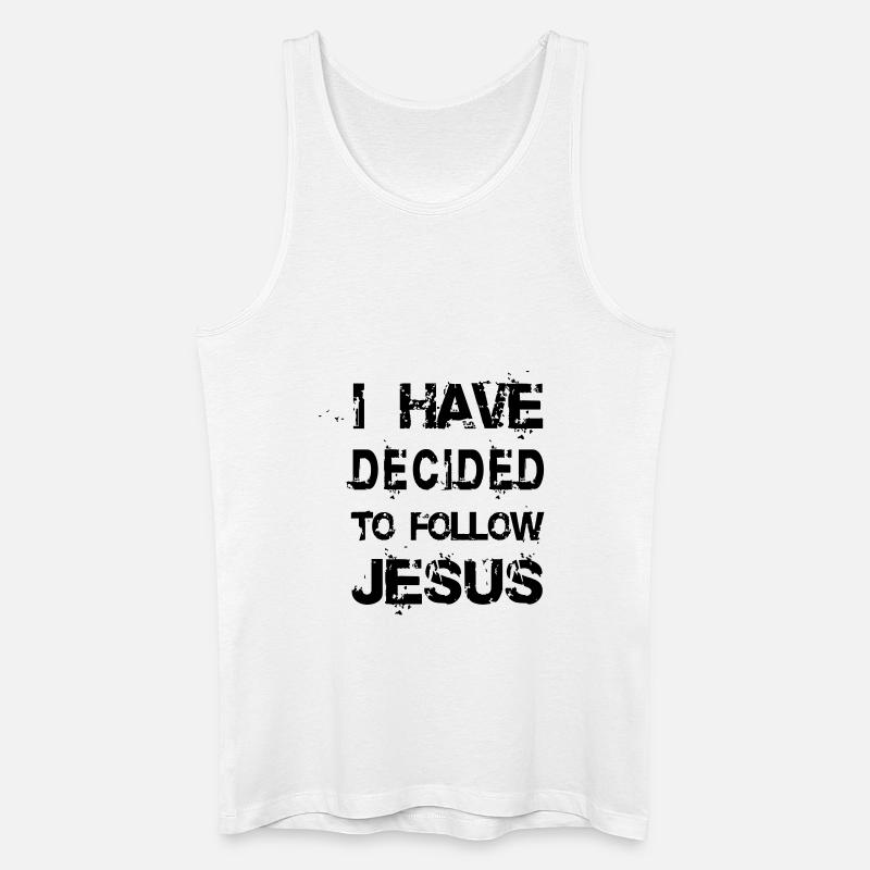 I HAVE DECIDED (STYLE) - Männer Bio Tank Top - Weiß