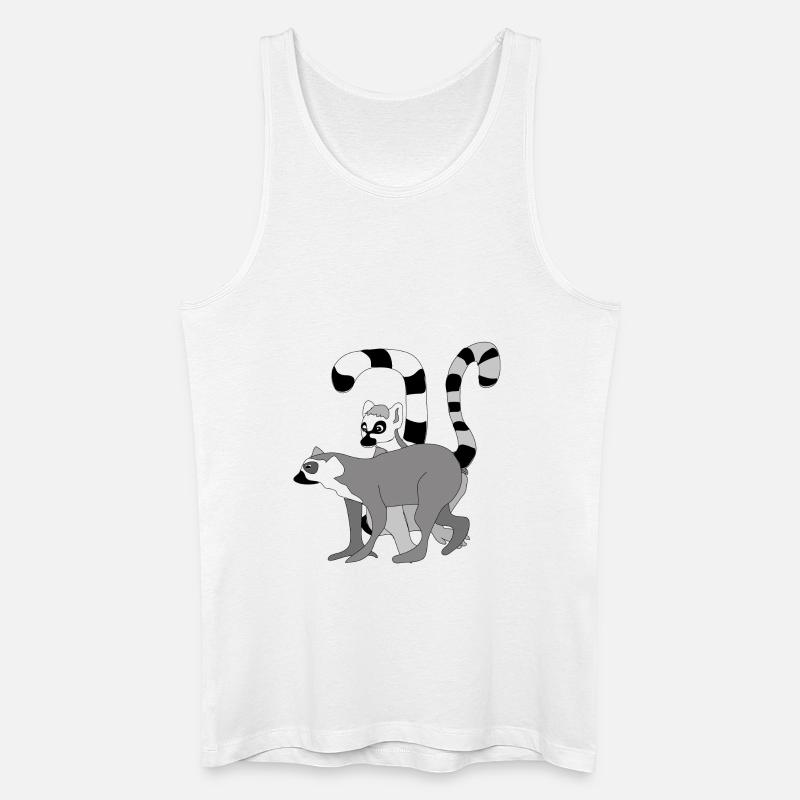 Kattas - Männer Bio Tank Top - Weiß