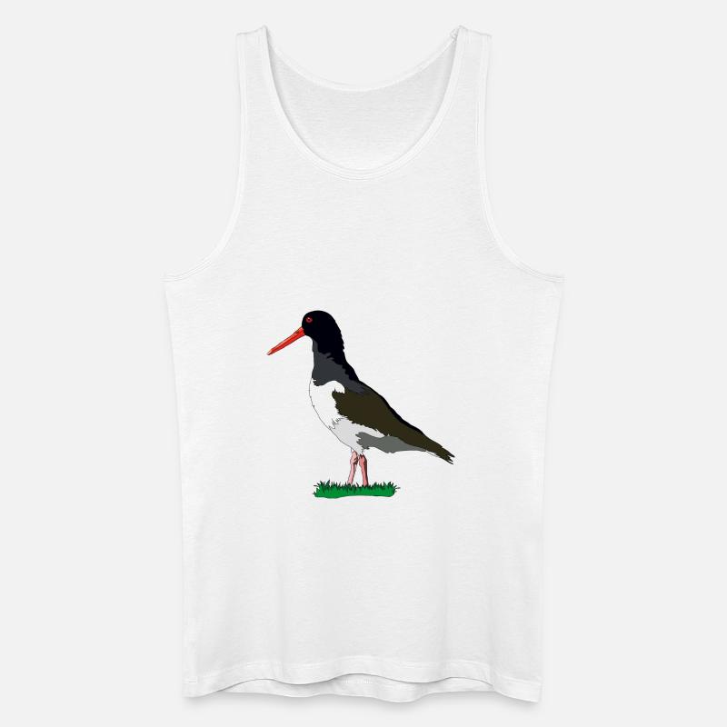 Austernfischer - Männer Bio Tank Top - Weiß