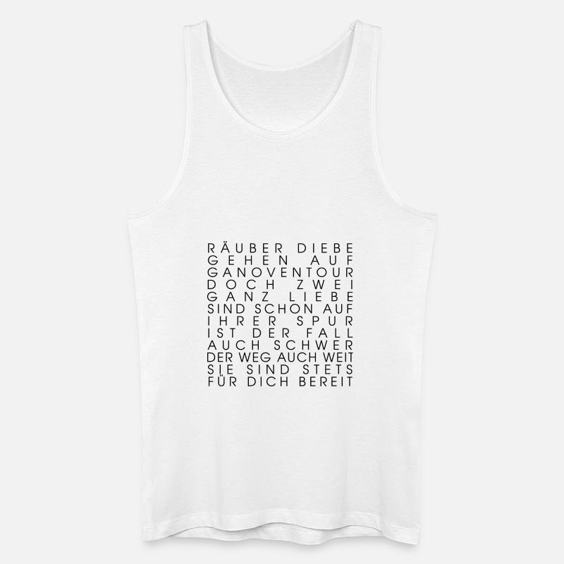 Ritter des Rechts - Männer Bio Tank Top - Weiß