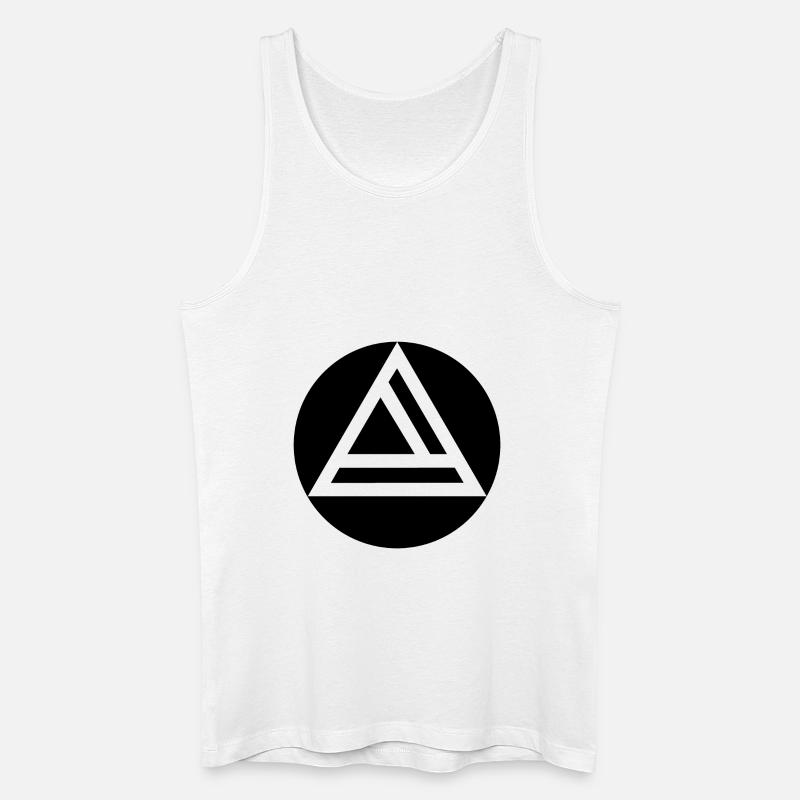 Affectrecordings Logo - Männer Bio Tank Top - Weiß