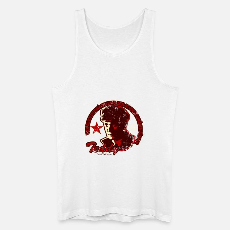 thälmann ernst - Männer Bio Tank Top - Weiß