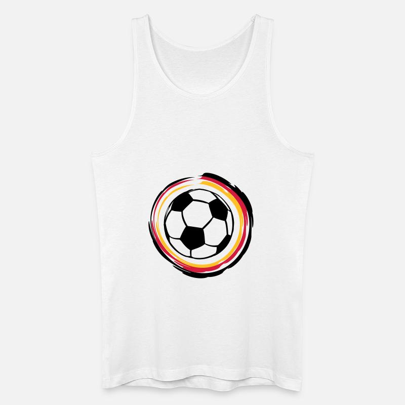 Fussball (Deutschland) - Männer Bio Tank Top - Weiß
