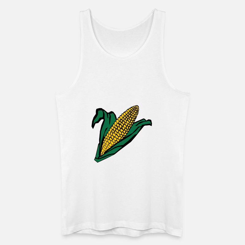 mais - Männer Bio Tank Top - Weiß