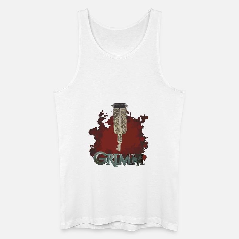 Grimm Schlüssel - Männer Bio Tank Top - Weiß