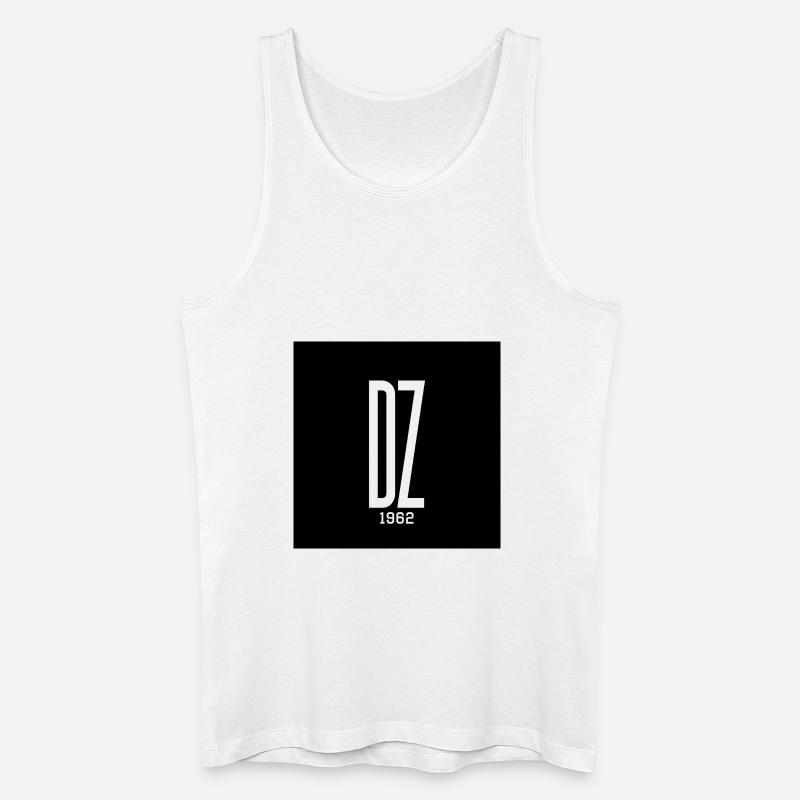 Weiß Logo DZ 1962 - Männer Bio Tank Top - Weiß