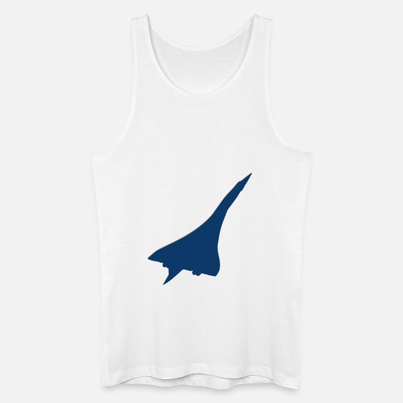 Concorde - Männer Bio Tank Top - Weiß