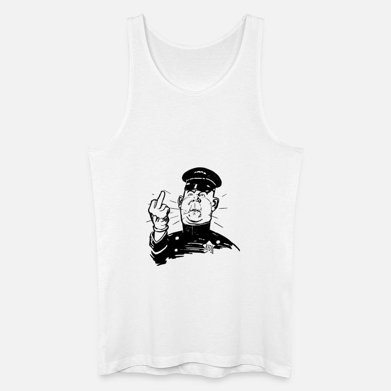 RFDL Cop - Männer Bio Tank Top - Weiß
