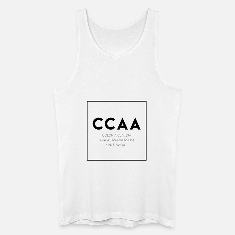 CCAA - Männer Bio Tank Top - Weiß
