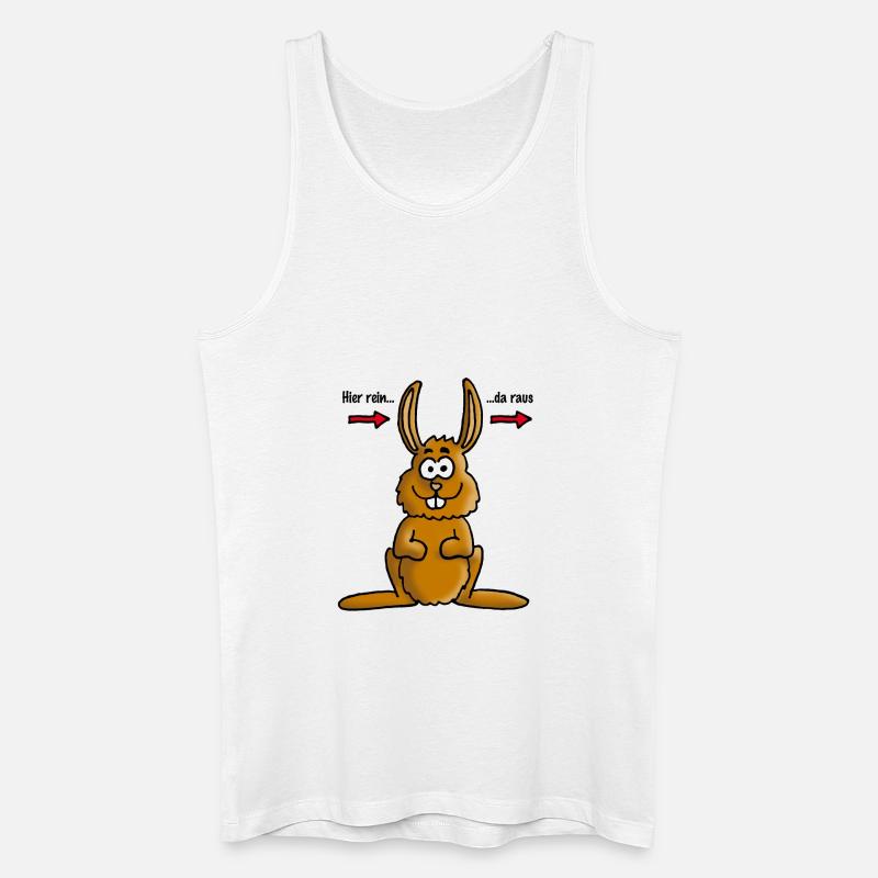 hase_02_e - Men’s Organic Tank Top - white