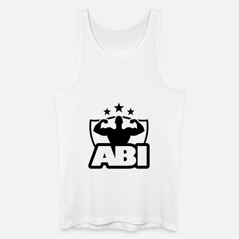 ABI - Männer Bio Tank Top - Weiß