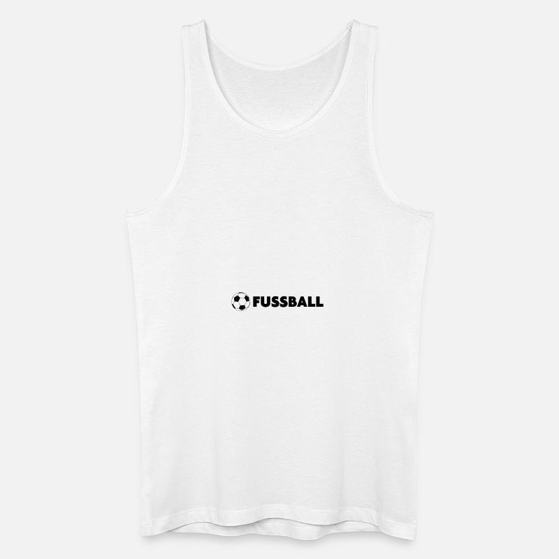 Fußball - Männer Bio Tank Top - Weiß