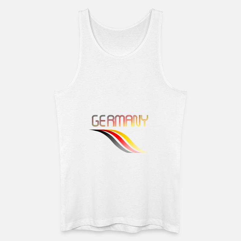 Germany 2 - Männer Bio Tank Top - Weiß