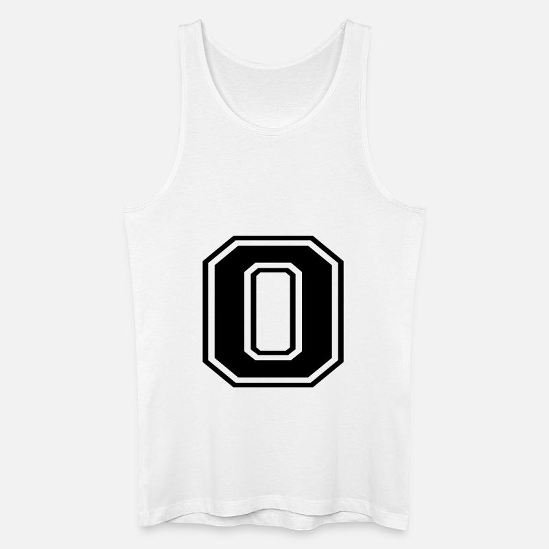 o - Männer Bio Tank Top - Weiß